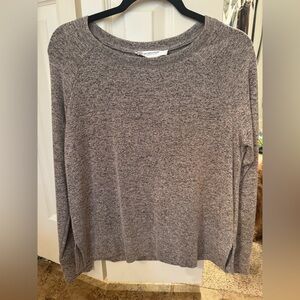 Workshop Republic Clothing Heathered Gray Crewneck Sweater